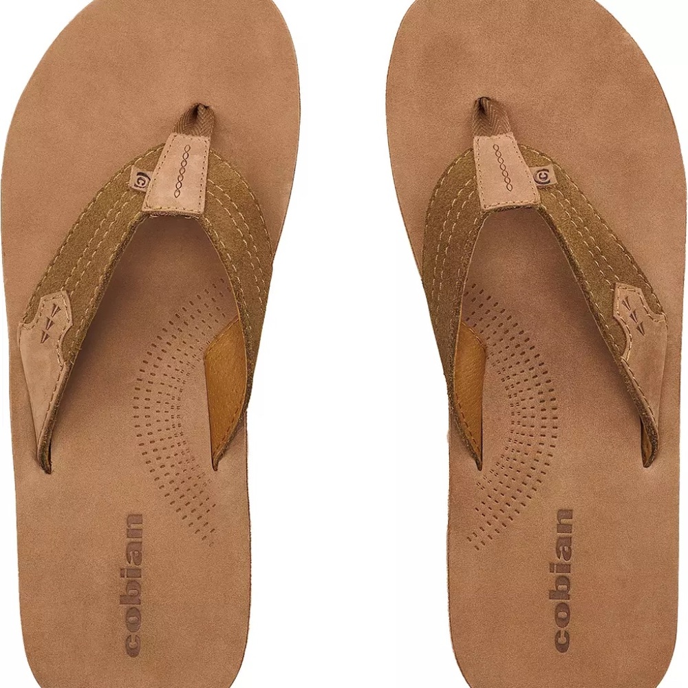 NWT Cobian Mens Lazo Sandals, Tan, $65, Size 11